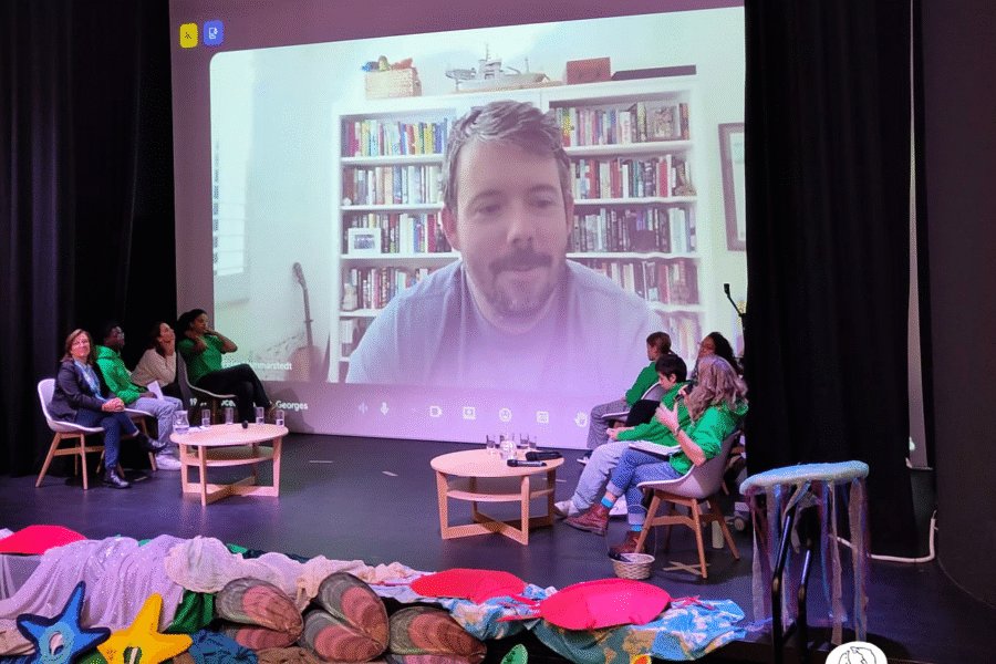 2025 10 09 Screening OCEAN 1 peter hammarstedt speaks to the students