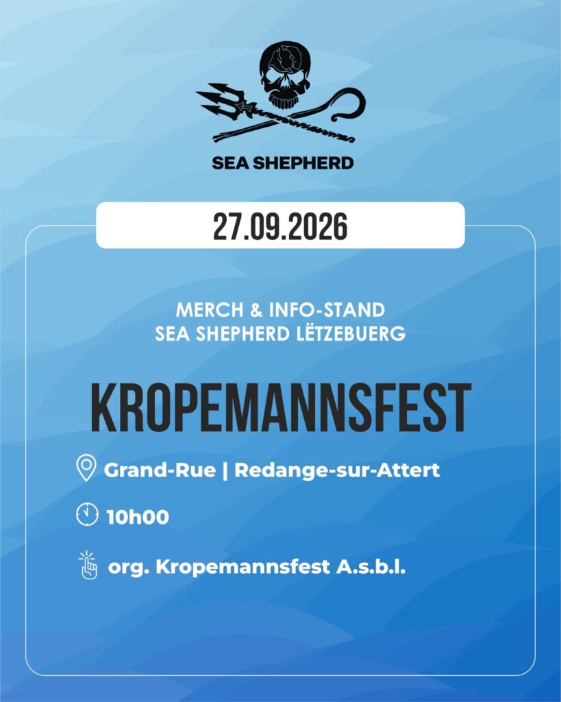 Sea Shepherd Luxembourg at Kropemannsfest!